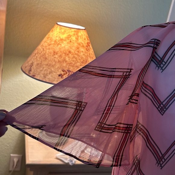 Emporio Armani Pink Patterned sheer top - Picture 11 of 11